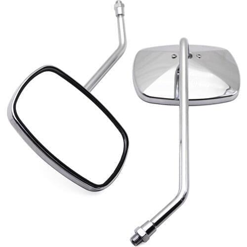 Universal Rectangle Rearview Mirror Motorcycle 8 10mm Motorbike Side Mirrors For Honda VT125 Shadow CA125 Rebel CMX250 CM125 250