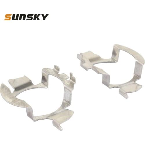 1 Pair H7 LED Headlight Bulb Retainers Holder Adapter for Mercedes-Benz/for BMW/ for Audi/ for Volkswagen/ for Buick/ for Nissan