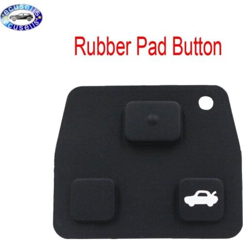 1/pc Replacement for Toyota Avensis Corolla Yaris for Lexus Rav4 Remote Key Fob 2 or 3 Button Rubber Pad Repair
