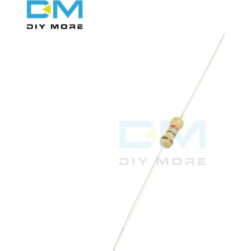 100PCS 1000 Ohms 1K Ohms 0.25W 1/4W 5% Carbon Film Resistors Resistance