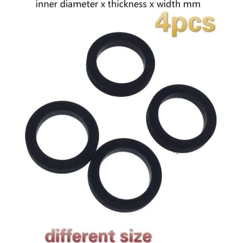 4pcs idle tire wheel belt loop Idler rubber ring for cassette deck recorder tape stereo audio player