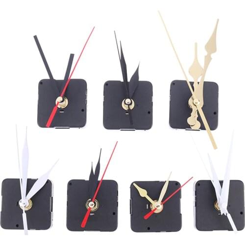 1 Set Colorful Silent Large Wall Clock Quartz Clock Movement Mechanism Hands Wall Repair Tool Parts Kit Set