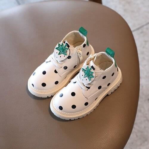 CAPSELLA KIDS Boots Autumn Winter 1-6 Years Children Martin Boots Toddler Boys Girls Soft Leather Shoes Children Sneakers 22-31