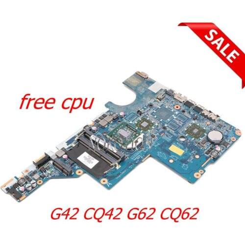 NOKOTION LAPTOP MOTHERBOARD FOR HP G42 G62 SERIES HDMI 592809-001 DA0AX2MB6E1 MOTHER BOARD DDR3 100% GOOD TESTED