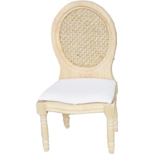 Dollshouse Miniature Armchair with Soft Mat 1:12 Puppenhaus Furniture Decor