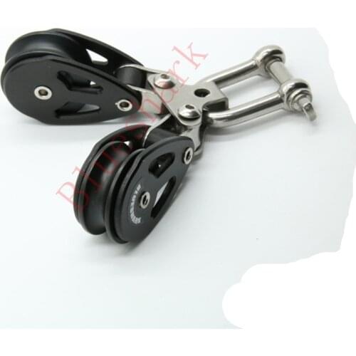 Sailboat Hardware 28 mm 1 3/32 Inch Aluminum Double Fixed Block 2106