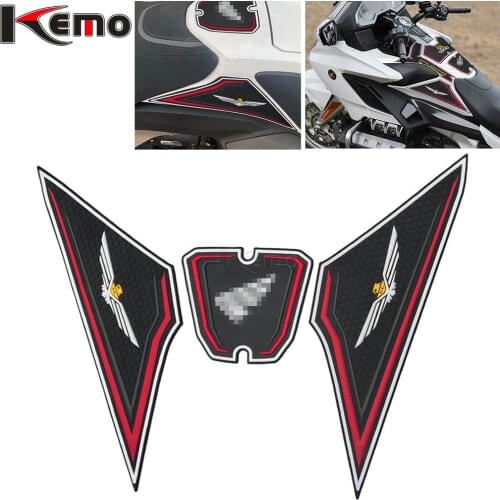 For HONDA GOLDWING GL1800 GL 1800 Motorcycle Side Decal Gas Knee Grip Protector Anti Slip Sticker Tank Traction Pad