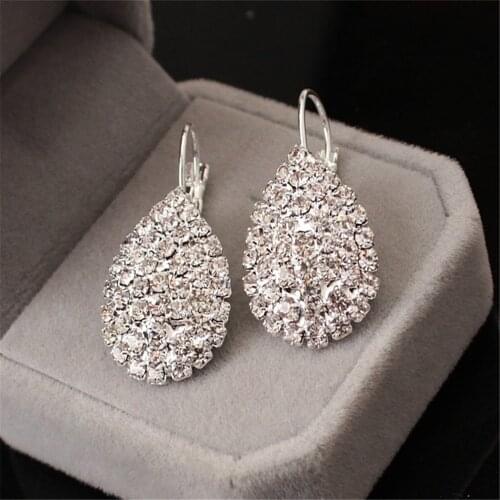 SexeMara Luxury Women Water Drop Pendant Earrings Elegant / Wind Claw Fine Earrings 2017 New / Jewelry Earrings Wholesale