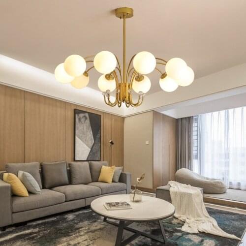Nordic modern simple European magic bean chandelier creative personality dining room bedroom home living room lamp lighting