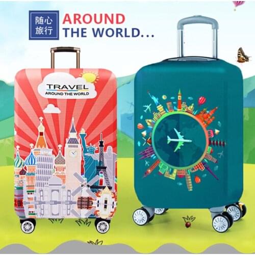 Thicker Travel Suitcase Protective Cover Luggage Case Travel Accessories Elastic Luggage Dust Cover Apply To
