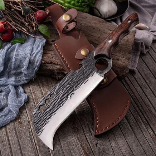 Outdoor firewood sickle hook knife chopping chicken and duck small machete felling open mountain road thickening firewood knife