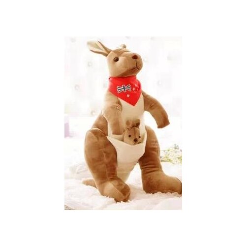 High quality soft plush toy large kangaroo 70cm toy Christmas birthday gift ,d1135