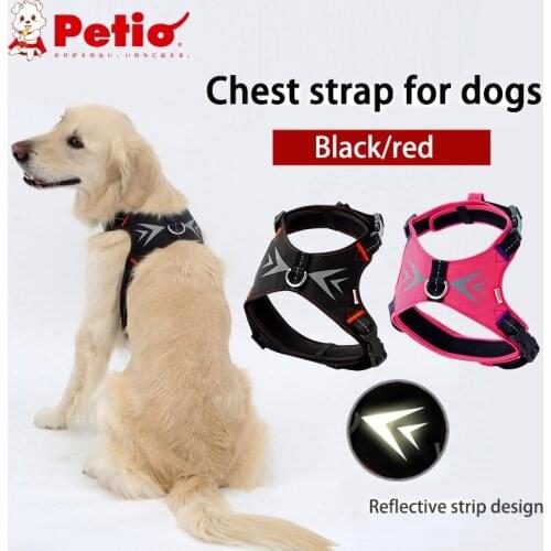 Japan Petio Dog Traction Harness Reasonably Designed Medium And Large Dog Vest-Style Chest Harness Pet Supplies
