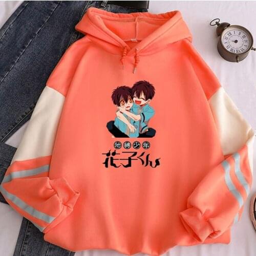 Japan Manga Toilet-Bound Hanako-Kun Hoodies Men/women Sweatshirt Hanako Kun Printing Pullover Unisex Streetswear Casual Top