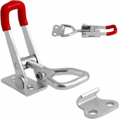 1Set Adjustable Toolbox Case Metal Toggle Latch Catch Clasp Quick Release Clamp Anti-Slip Push Pull Toggle Clamp Tools