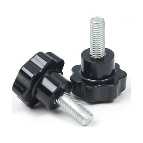 2PCS Torx handle screw knob M4 star handle screw plastic seven-star bakelite bolt