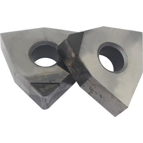 2PCS WNMA080408 CBN Carbide cutting tools cutter for cast polycrystalline diamond material turning blade high quality