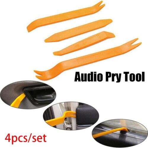 4pcs/set Dash Audio Professional Vehicle Plastic Pry Tool Trim Removal Car Radio Door Clip Panel Refit Repairing Kit#280764