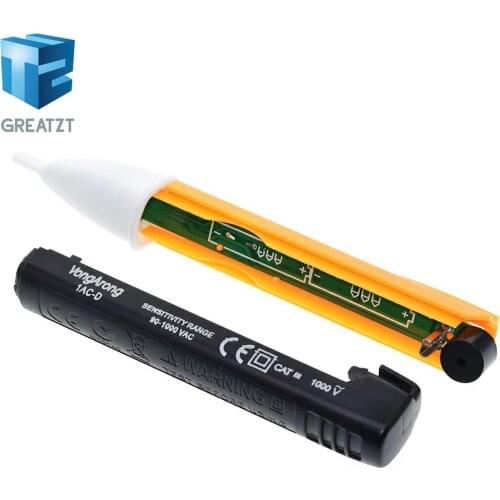 90-1000V Electric Socket Wall AC Power Outlet Voltage Alert Detector Sensor LED Tester LED Indicator Light Voltage Alert Pen
