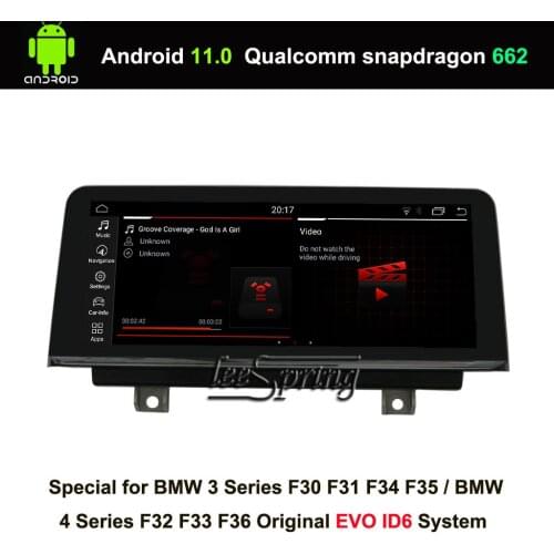 10.25 inch Android 11 Car multimedia player for BMW 3 Series F30/F31/F34 BMW 4 series F32/F33/F36 (EVO ID5 ID6) Car GPS