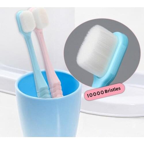 Household Portable Ultra-fine Soft Bristles Cleaning Toothbrush Oral Supplies