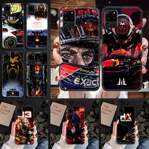 F1 Racer 33 Number Phone case For Samsung Galaxy Note 4 8 9 10 20 S8 S9 S10 S10E S20 Plus UITRA Ultra black pretty coque
