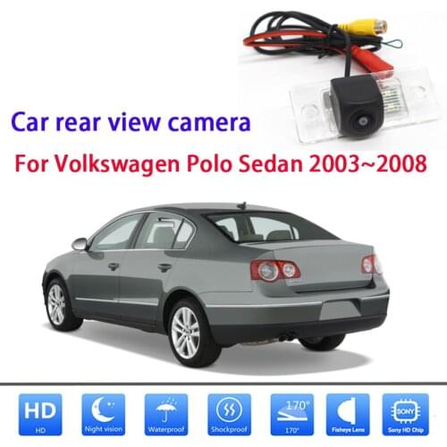 For Volkswagen Polo Sedan 2003~2008 high-definition CCD + Rear View camera parking lot camera rear view camera