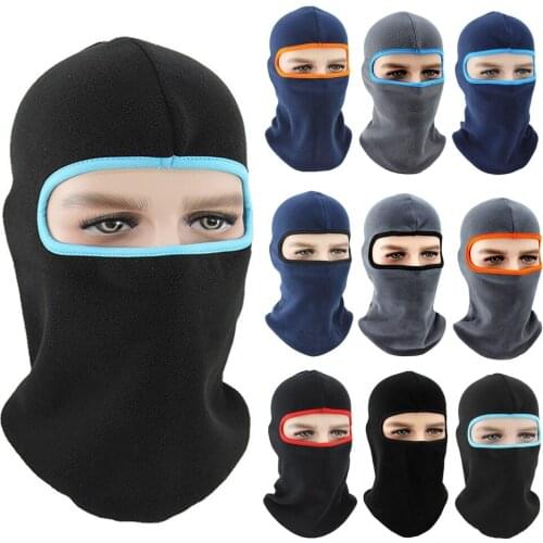 2021 Fleece Winter Warmer Thermal Windproof Balaclava Cold Weather Hat Helmet Liner Full Face Caps Men Women Cap Beanies