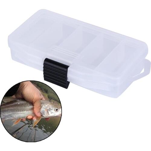 Bait Box for Fishing Lures Hooks Other Fishing Tools Transparent Plastic Storage Box Tackle Bait Container Case Outdoor Sports