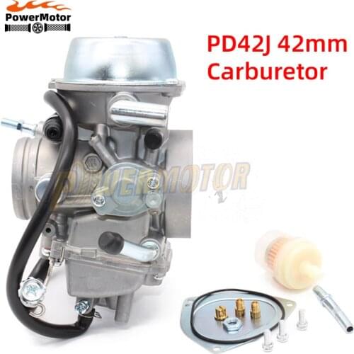 Motorcycle Pd42J 42mm Vacuum Carburetor Case For Yamaha Grizzly 600 660 YFM600 & Raptor 660 ATV UTV For Hisun 700cc Motor