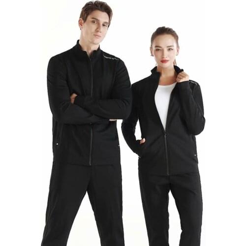 Men Women Running Jacket Quick Dry Sports Clothes Outdoor Training Fitness Sweatshirt Casual Athletic Wear Zipper pocket