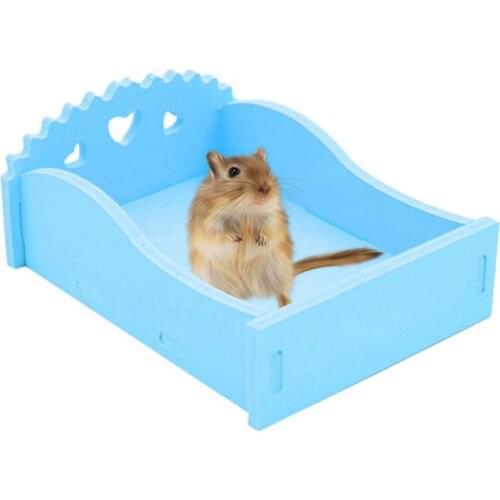 Summer Hamster Bed Breathable Rectangle Hamster Cooling Box Small Animal Nest For Rodent/Guinea Pig/Rat/Hedgehog
