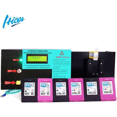 Best selling Hicor brand printer ink cartridge test machine for 301/61/122/802/704/46/678 cartridge test machine for HP