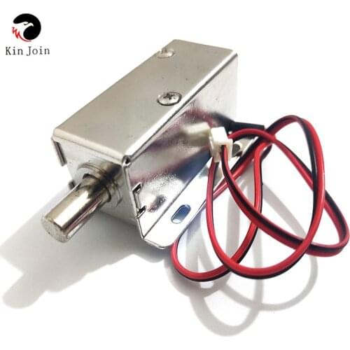 Small electromagnetic lock 12V or 24V DC locker electronic lock mini electric bolt lock supermarket round mouth lock
