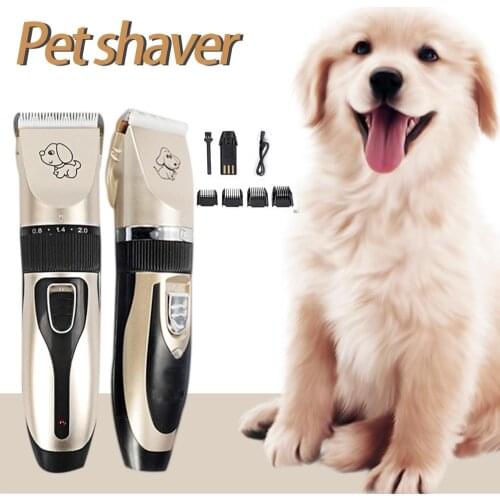 2019 Rechargeable Low-noise Pet Hair Clipper Remover Cutter Grooming Cat Dog Hair Trimmer Electrical Pets Hair Cut Machine