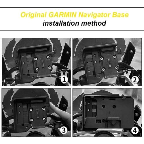 Mobile Phone Motorcycle Navigation Bracket USB Charging Holder For R1200GS F800GS ADV F700GS R1250GS CRF1000L 12mm 16mm 22mm
