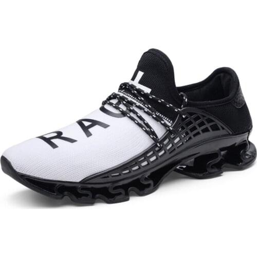 New mens casual shoes light sneaker summer breathable mesh outdoor walking white large size sports fly woven mens shoes