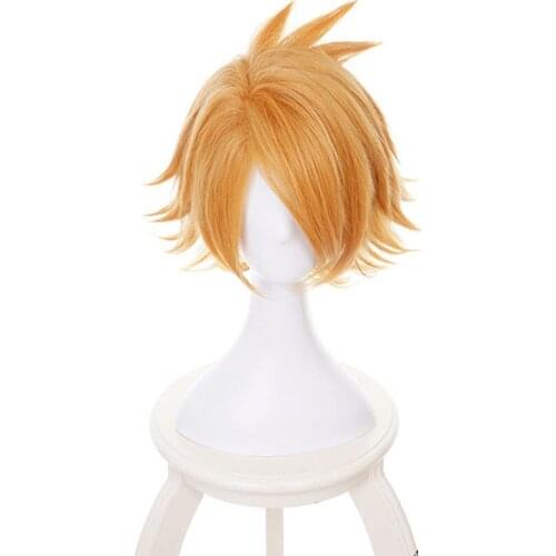 Boku no Hero Academia Kaminari Denki Wig Cosplay Costume My Hero Academia Men & Women Short Synthetic Hair Party Role Play Wigs