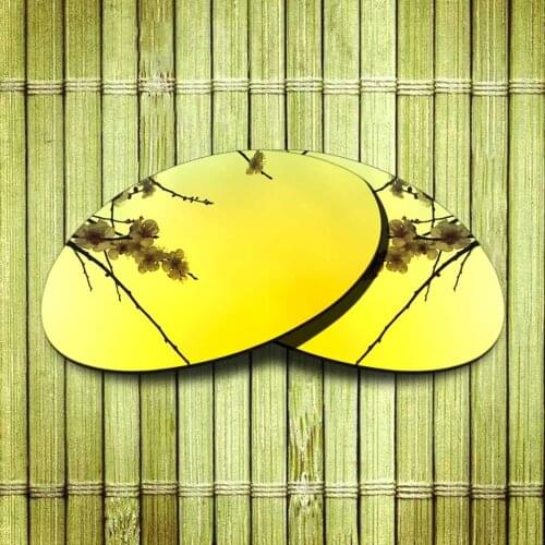 Polarized Replacement Lense For-Oakley Romeo 1 Sunglasses Frame True Color Mirrored Coating - Yellow Options