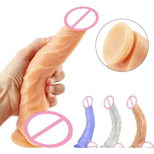 Realistic Dildos with Suction Cup Jelly Huge Dildo Anal Sex Toys for Women Multiple Size Big Penis Butt Plug Sex Shop Erotic Toy