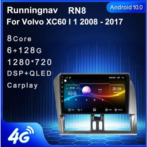 Runningnav For Volvo XC60 I 1 2008 - 2017 Android Car Radio Multimedia Video Player Navigation GPS