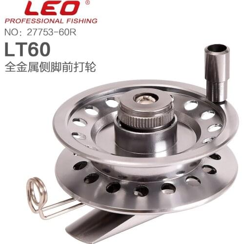 LEO fishing front Reel Wheel full aluminum alloy ice fishing reel profession Carretilha de pesca baitcasting molinete reel