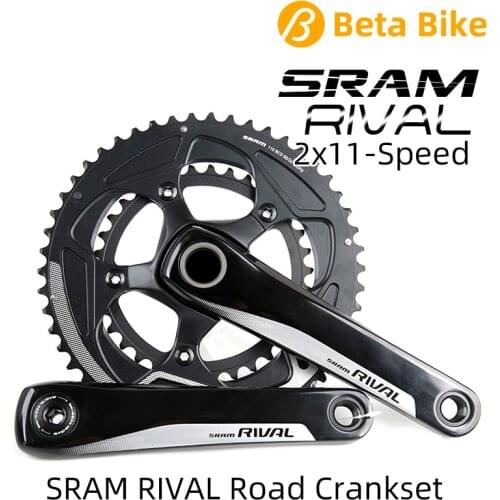 SRAM RIVAL Crankset FC 2x11 Speed 22s Road Bike Bicycle Part 50x34T 52x36T 53x39T 170mm/172.5mm GXP Chainwheel 24mm