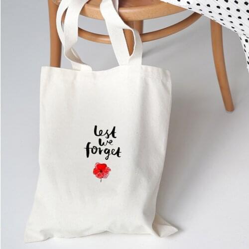 Shoulder Bags Girls Handbag Letter Flower Print Women Package Elegant Canvas Bag Handbags Japanese Literary Casual Shopping Tote