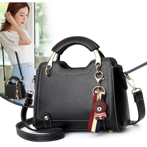 Postman package European and American new ladies big bag Shoulder bag handbag Lady crossbody bag minglin 24X10X17cm