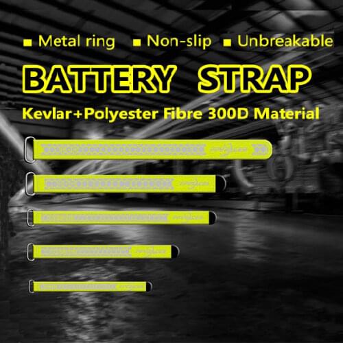 2PCS FPVRACER Kevlar Suture & Polyester 300D RC Battery Strap Metal Buckle for FPV Racing Freestyle Long Range Drones DIY Parts