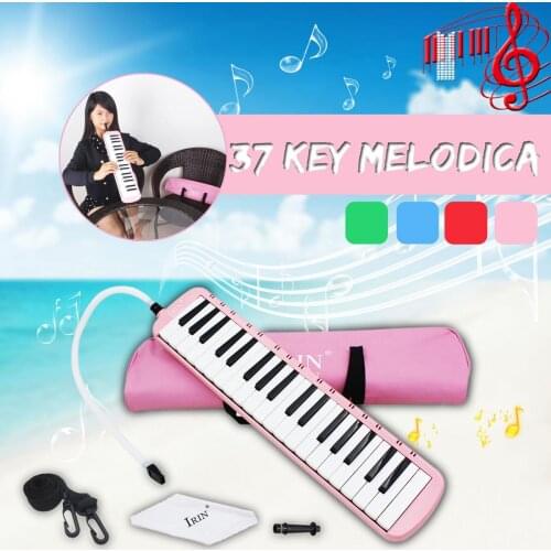 37 Keys Electronic Melodica Harmonica Keyboard With Handbag Durable Musical Instruments Performance Beginner Practice