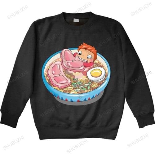 Brand fall winter hoodie Ponyo Hayao Miyazaki Studio Ghibli Womens hoodies drop shipping men autumn sweatshirt cotton hoody