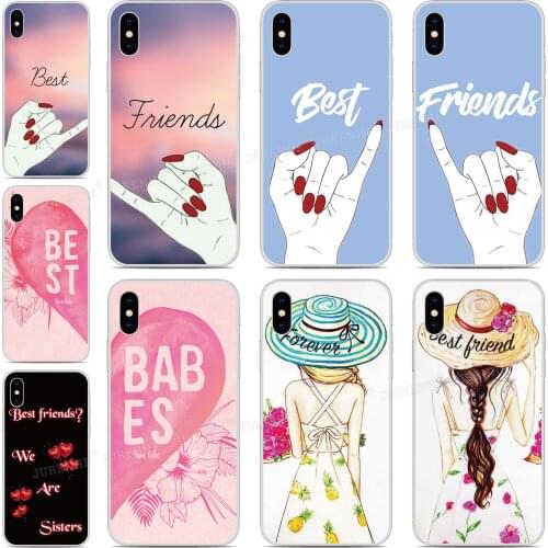 Best Friend Phone Case For Huawei Nova 5 6 SE 7i Y7P 4e Y5 Y6 Honor 20 9X 8S Mate 30 P40 Plus P30 Pro Lite E P Smart 2019 Cover