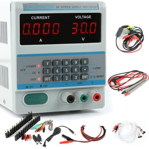 DPS 305CM 305CF Storage And Password Lock 30V 5A DC Digital Laboratory Adjustable DC Power Supply AC DC Jack Laptop Phone Repair